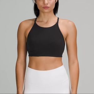 Lululemon Flow Y High Neck Bra in Black